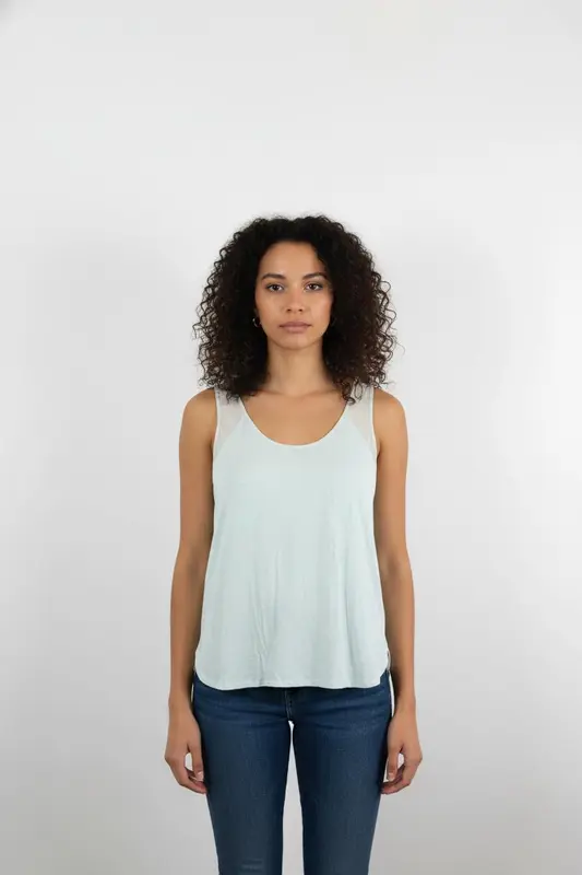 Débardeur Vert et Blanc - Taille M/38