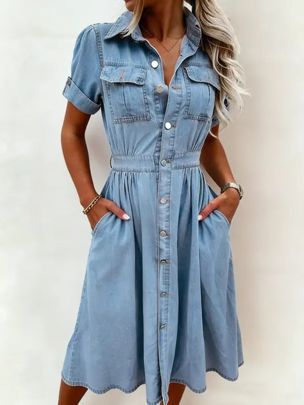 Deborah - Robe Décontractée Épurée