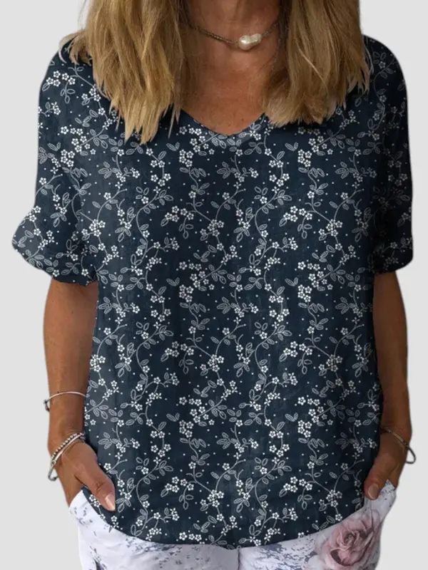 Denien - Chemise Florale Vintage