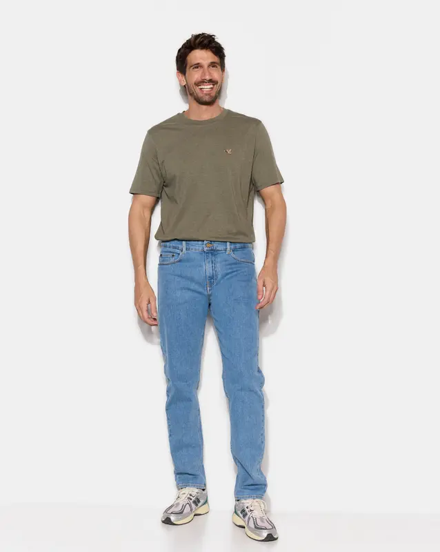 DENIM TAPERED BLEU CIEL