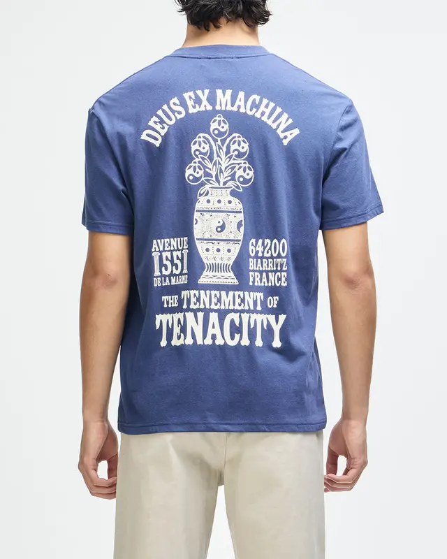 Deus Ex Machina Biarritz Ceramic Tee Mechanic Blue