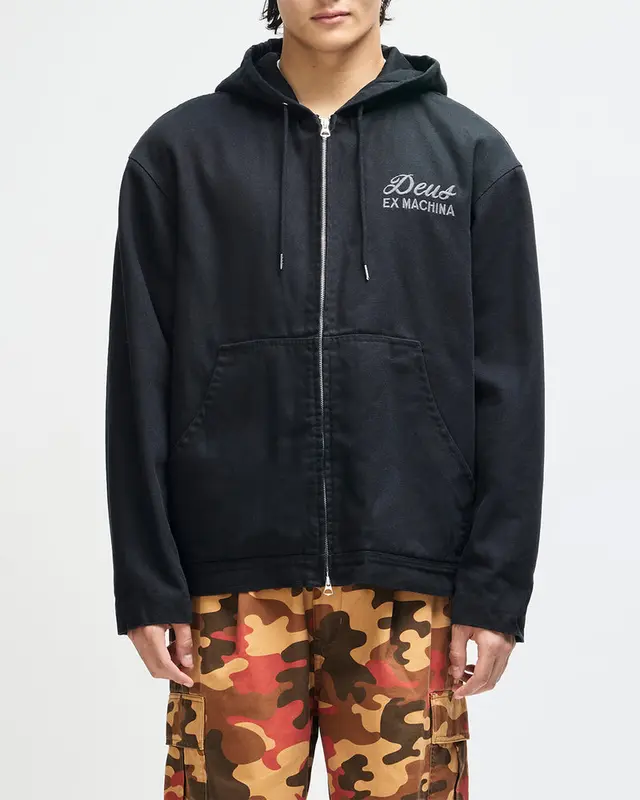 Deus Ex Machina Harajuku Hooded Jacket Black