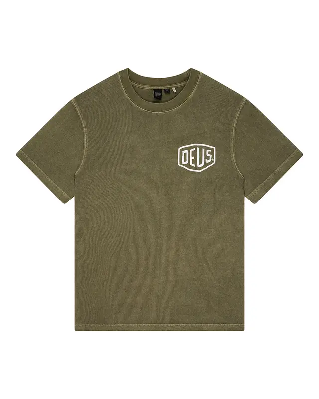 Deus Ex Machina Shield Gd Tee Olive Green