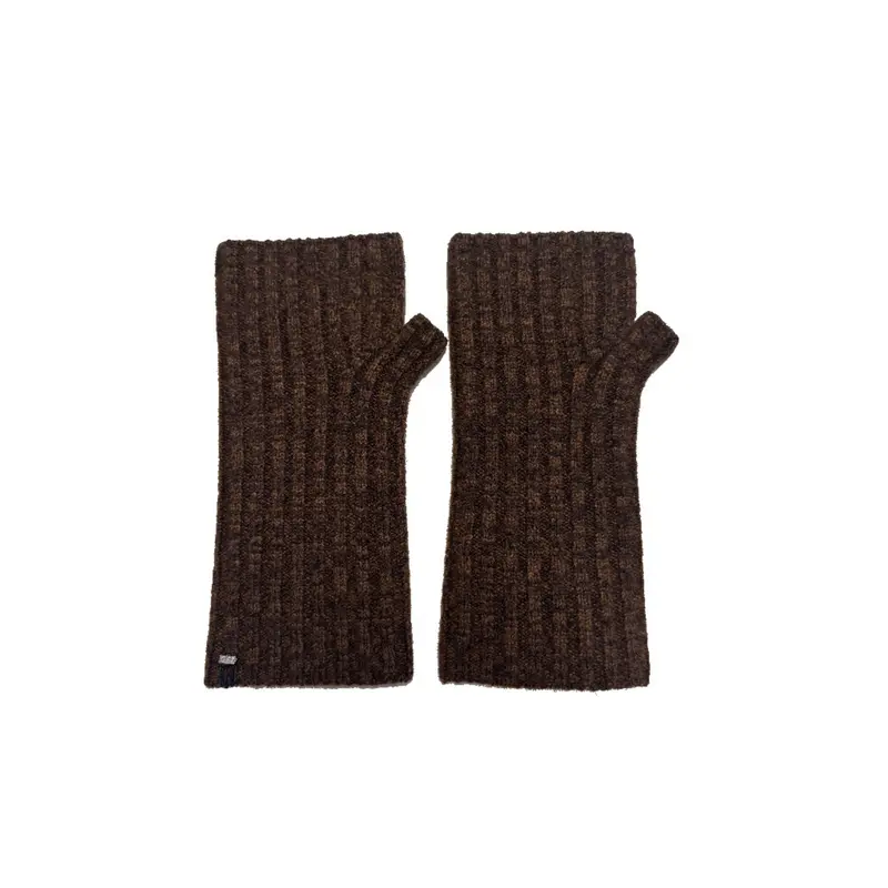 DIVINE (REF. 65165) CLOUDY CHOCO - MITAINES EN CACHEMIRE