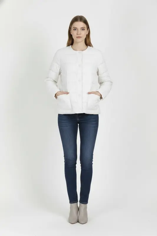 Doudoune Blanche - Taille M/38 - imparfaites