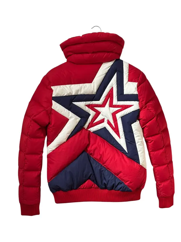 Doudoune ski Femme rouge stars PERFECT MOMENT taille L (36/38)