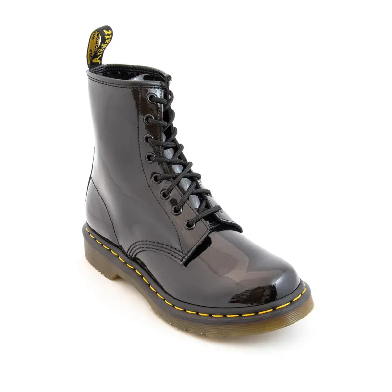 DR MARTENS 1460 Femme Verni Noir