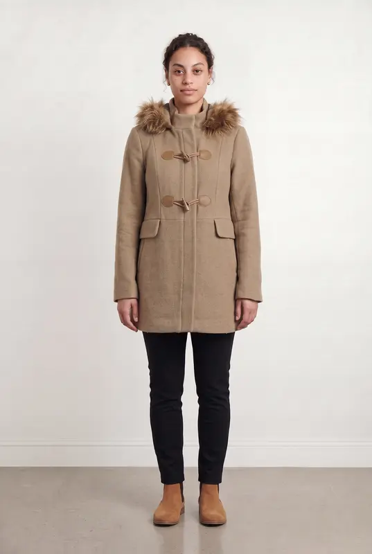 Duffle-coat Beige - Taille L/40