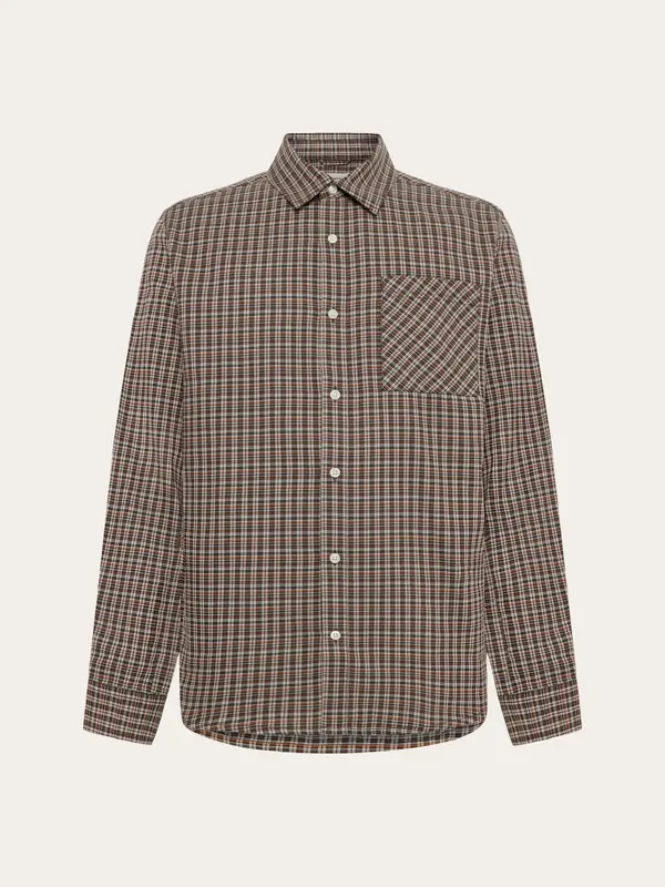 Dune regular check shirt - Red check