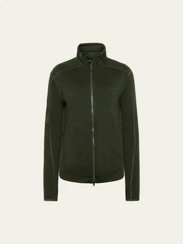 Dynamic wool fleece full zip - Forest Night