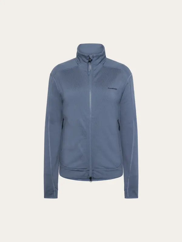 Dynamic wool fleece full zip - Vintage Indigo