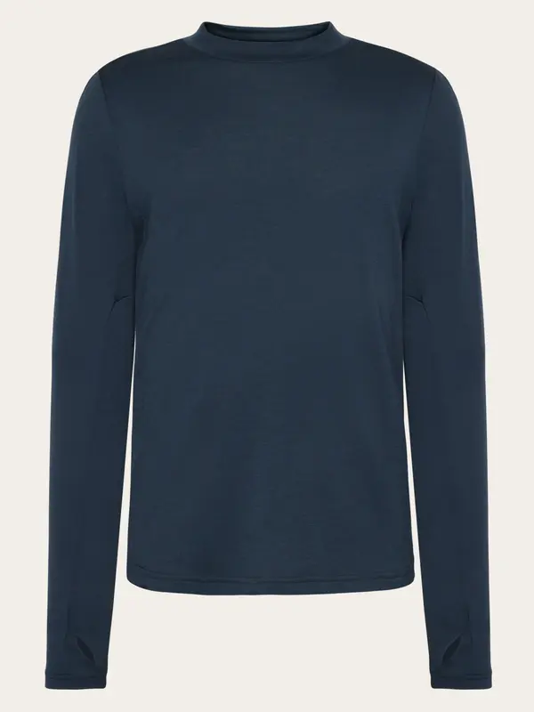 Dynamic wool long sleeve t-shirt - Total Eclipse