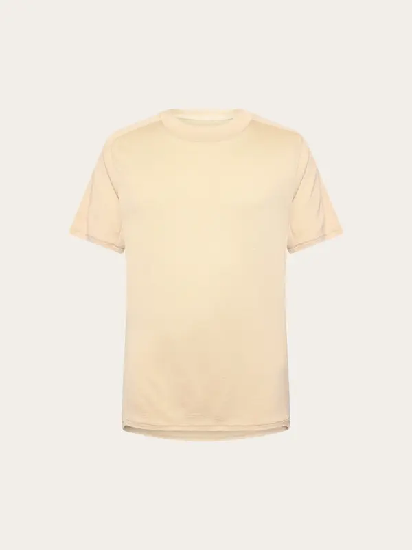Dynamic wool t-shirt - Light feather gray