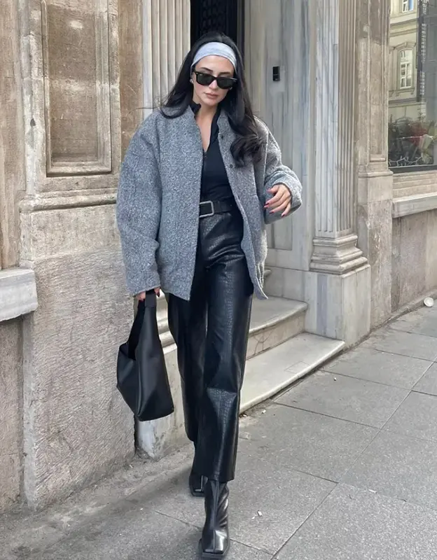 Ella - Veste femme mi-saison élégante Coupe ample confortable