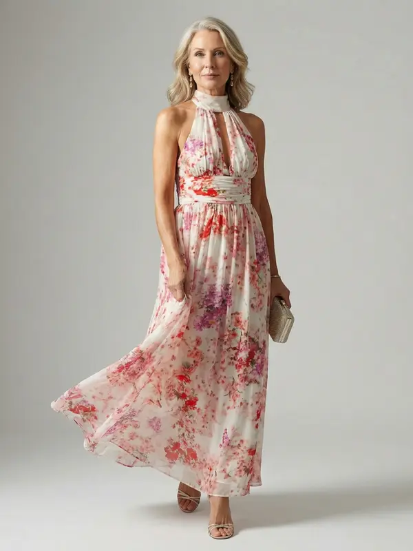 Elyon - Robe Maxi Floral Aérée