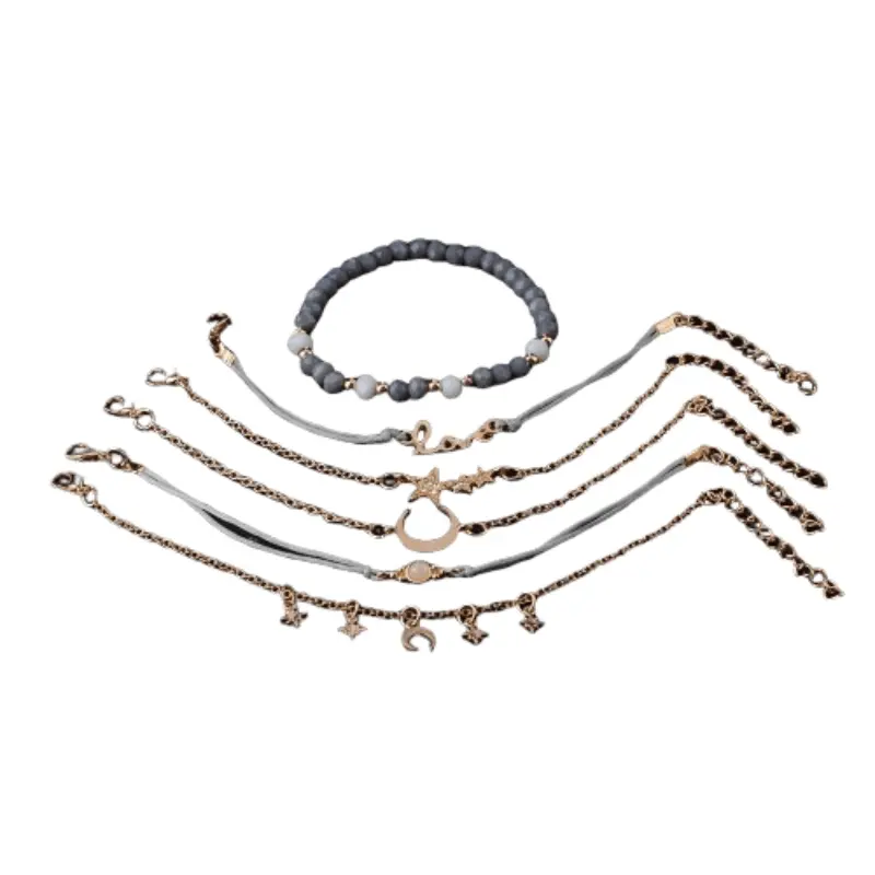 Ensemble de 6 bracelets bohèmes