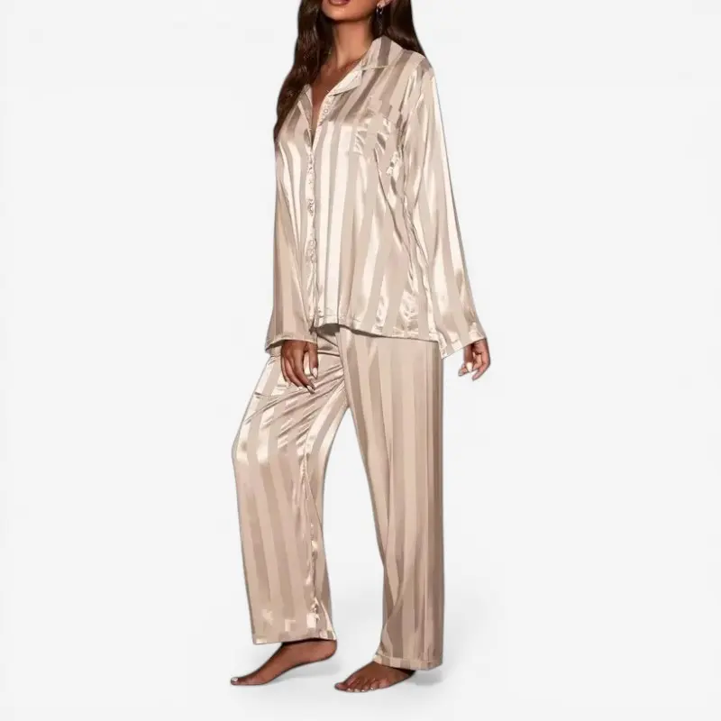 Ensemble pyjama femme manches longues