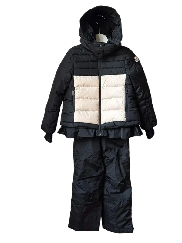 Ensemble ski FILLE Moncler noir 8 ans
