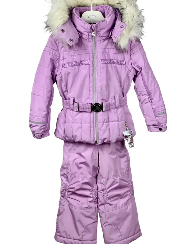 Ensemble ski Poivre Blanc lilas 4 ans