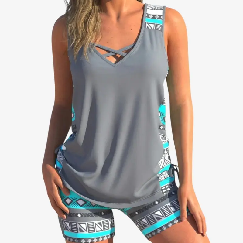 Ensemble tankini deux pièces femme