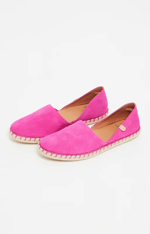 Espadrilles unies - Fushia