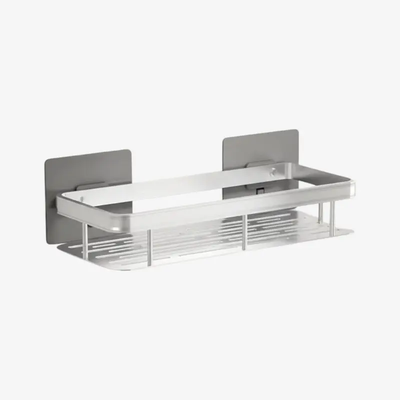Étagère d’angle murale pour accessoires de salle de bain