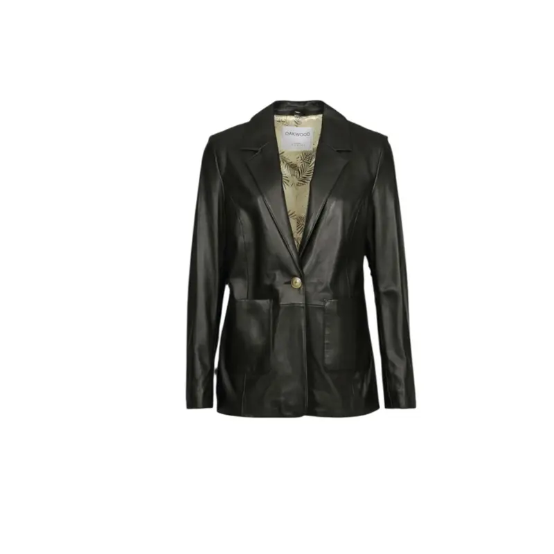FELICIA (REF. 65215) NOIR VESTE EN CUIR DE MOUTON