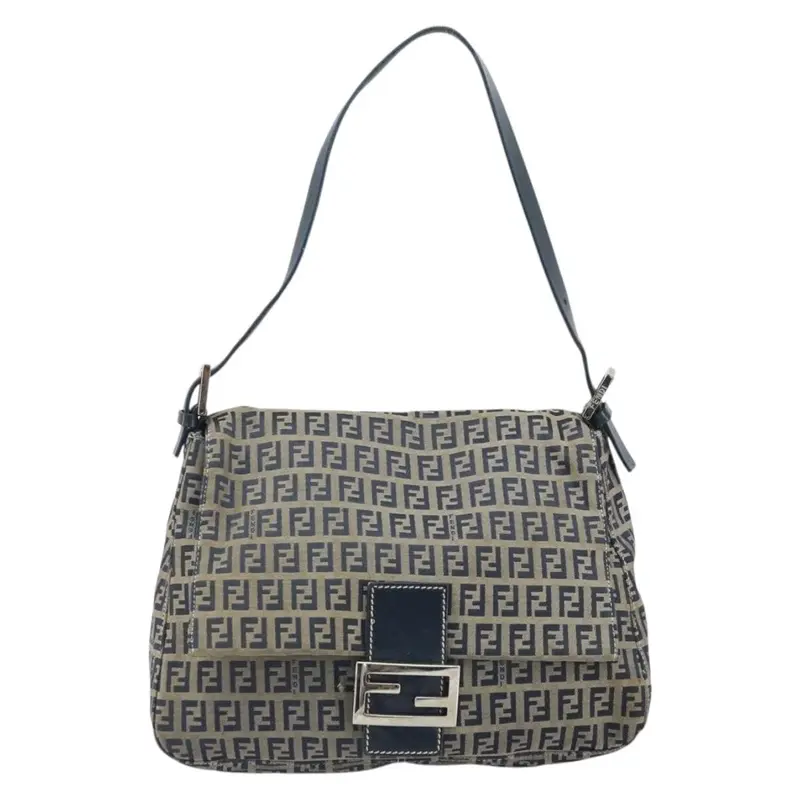 Fendi Mamma Baguette Zucchino canvas