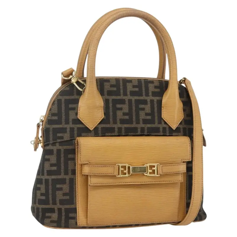 Fendi Vintage Zucca Handbag Zucca