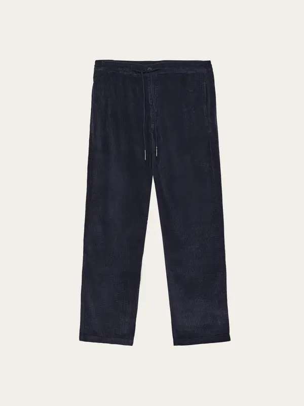 Fig comfort corduroy pants - Night Sky