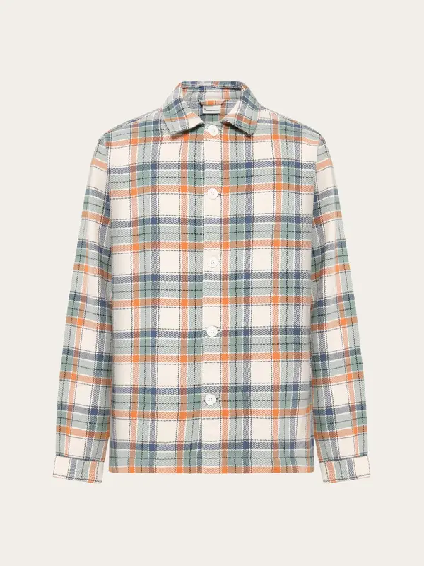 Flannel check overshirt - Multi check