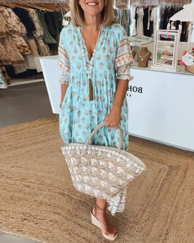Flavie - Robe Fluide Élégante