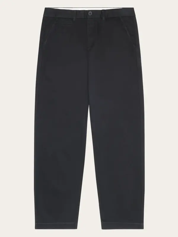 Flint wide chino pants - Black Jet