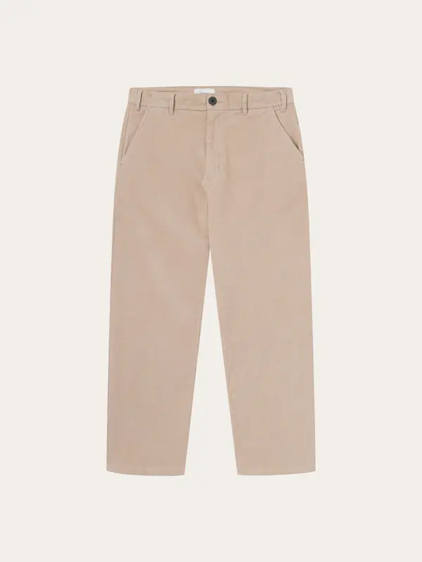 FLINT wide corduroy chino pants - Light feather gray