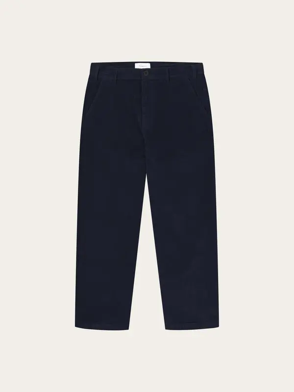 FLINT wide corduroy chino pants - Night Sky