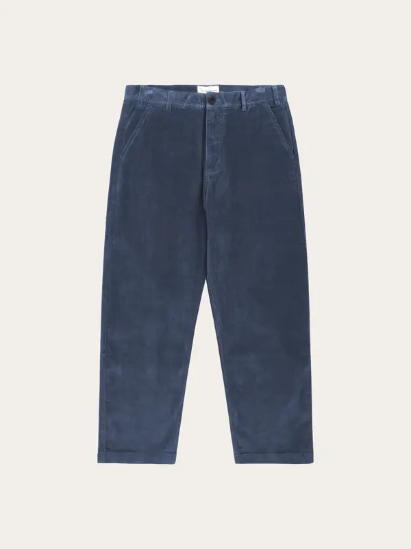 FLINT wide corduroy chino pants - Vintage Indigo