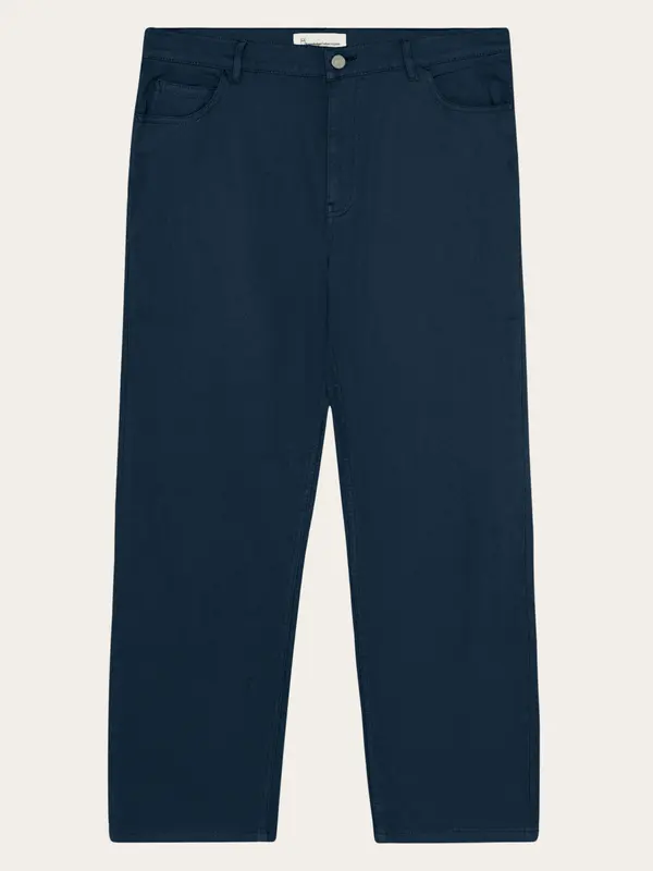 Flint wide twill pants - Total Eclipse