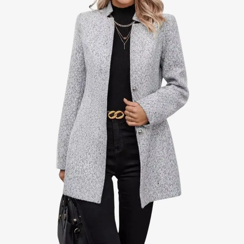 Freya Manteau femme col montant boutonné