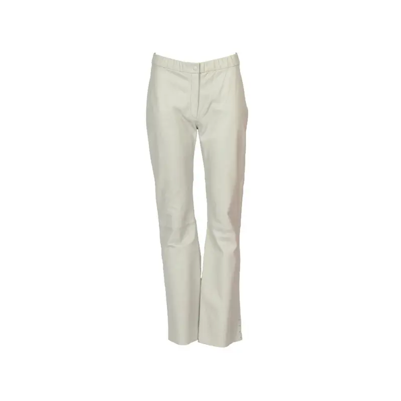 FREYA (REF. 64646) GRIS CLAIR - PANTALON STRETCH CUIR