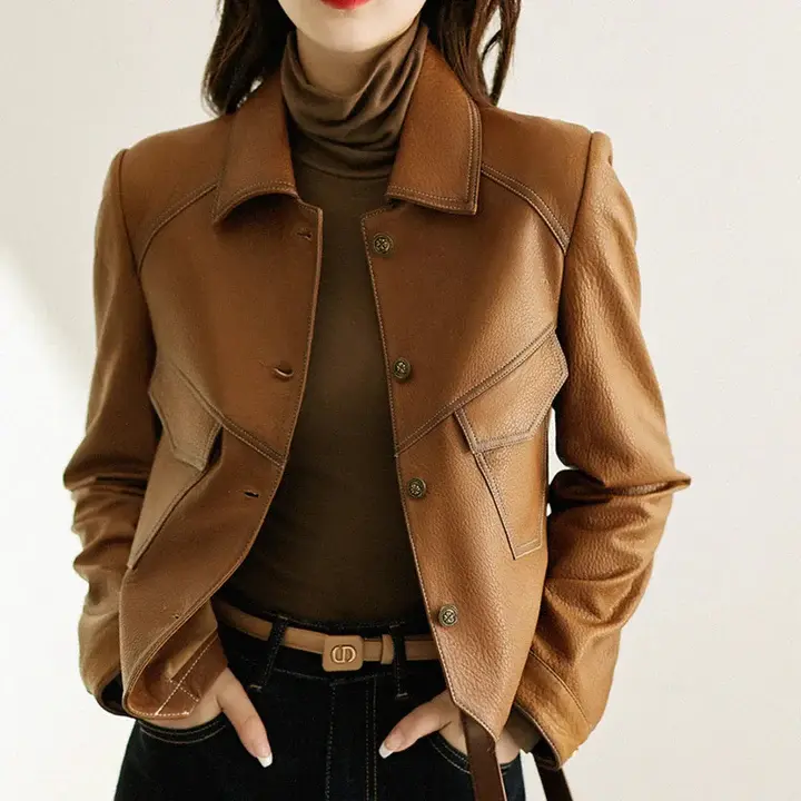 Freya - Veste femme chic à col manches longues