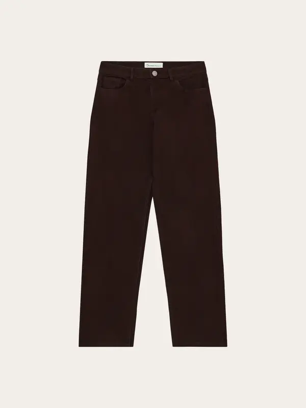 Gale regular twill pants - Chocolate Torte