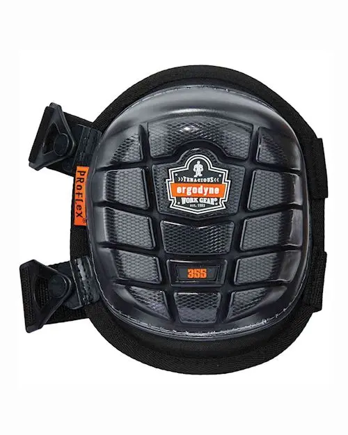 Genouillères en gel injecté ProFlex 355 ERGODYNE - Coque rigide courte