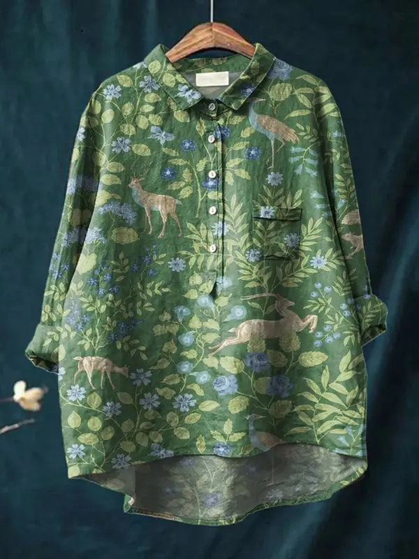 Géorgie - T-shirt Floral Léger