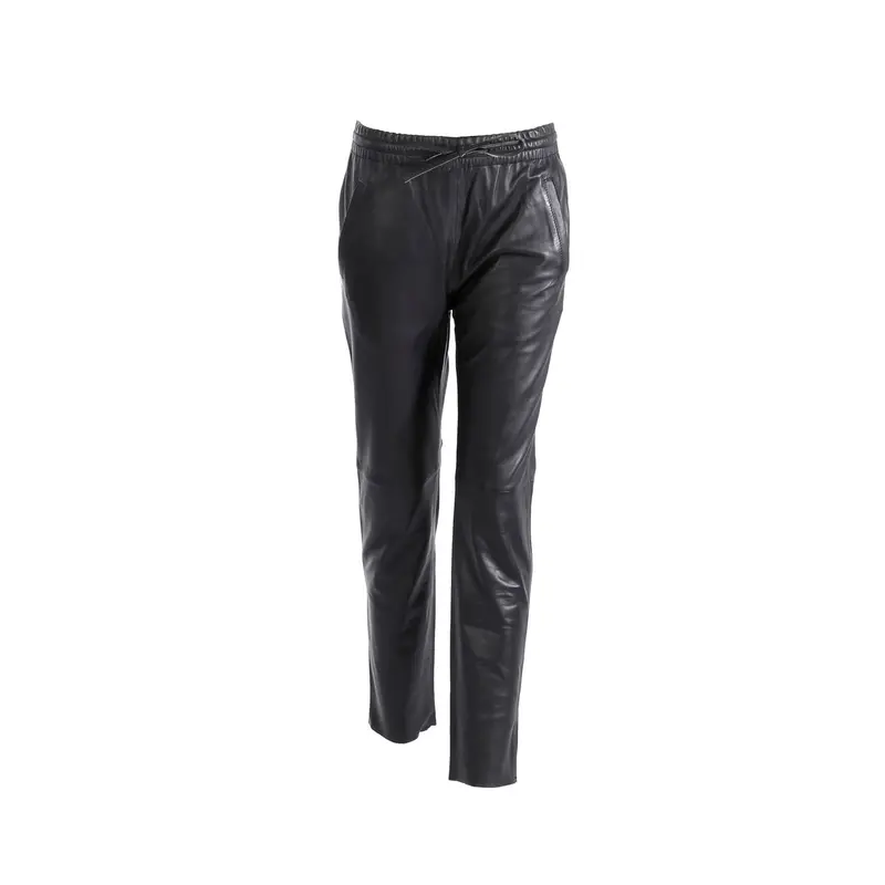 GIFT (REF. 63641) NOIR - PANTALON JOGPANT CUIR