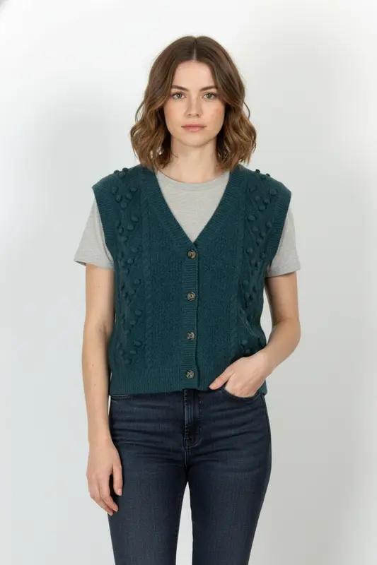 Gilet Bleu - Taille XS/34