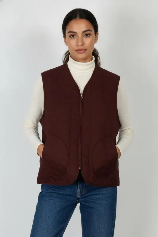 Gilet Bordeau - Taille L/40