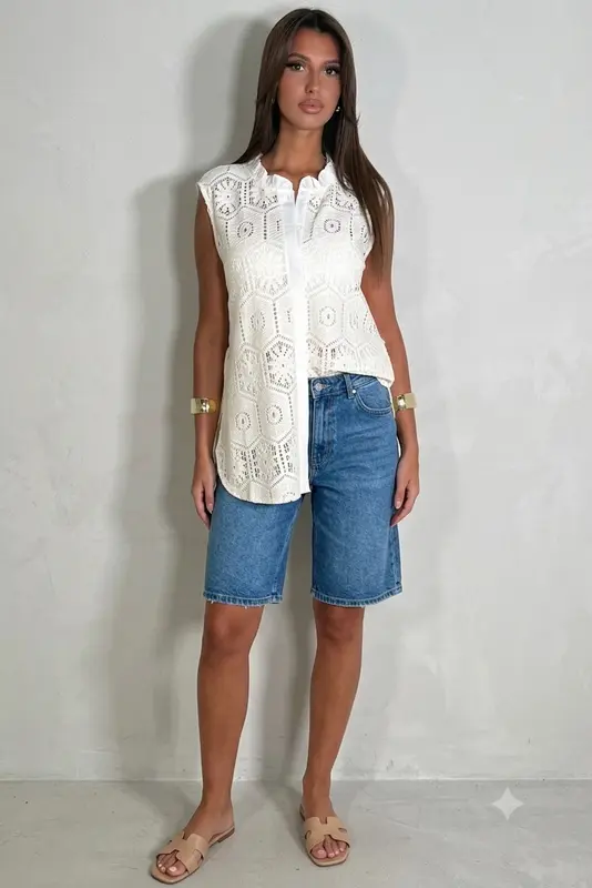 Gilet de Corps en Crochet — Texture Artisanale & Style Bohème