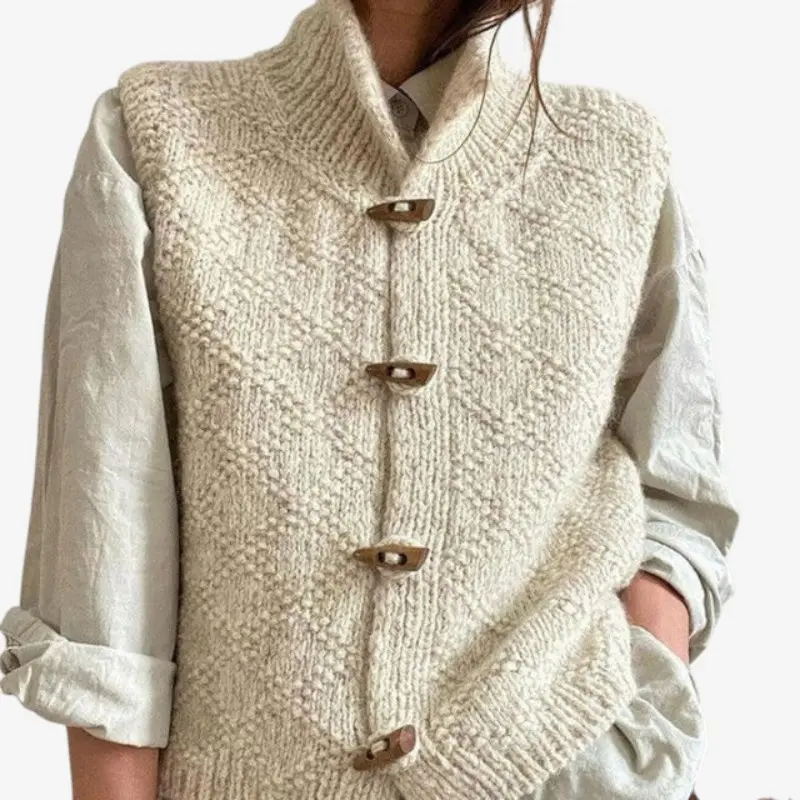Gilet femmes Sans Manches à Col Haut