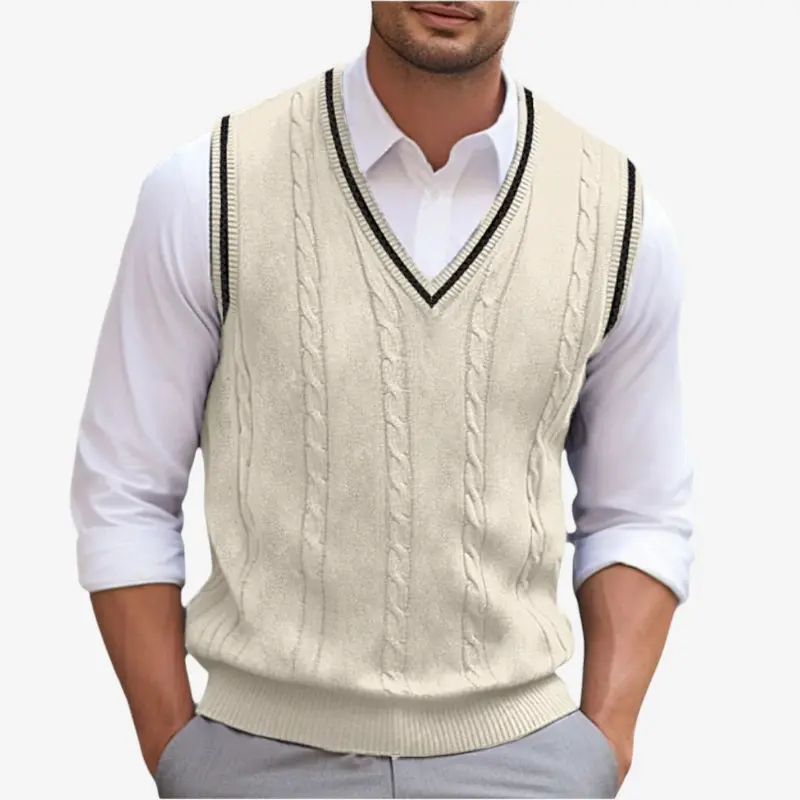 Gilet Homme Col V Sans Manches