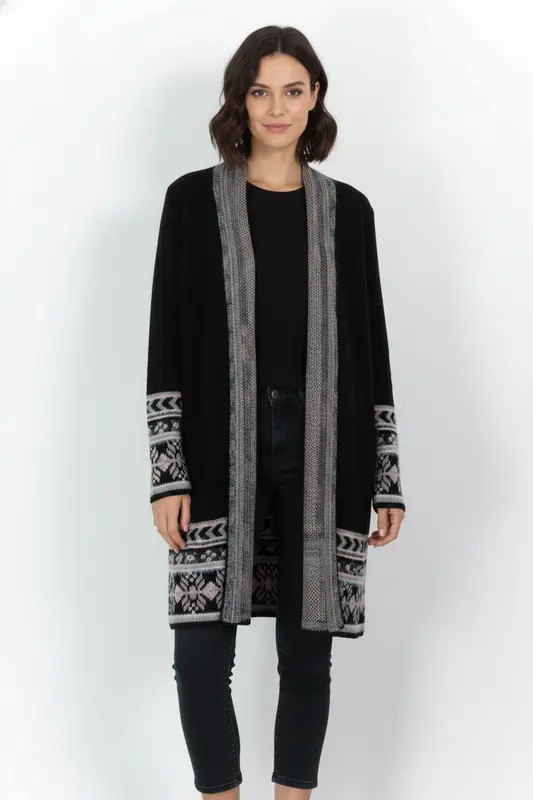 Gilet Noir et Gris - Taille S/36